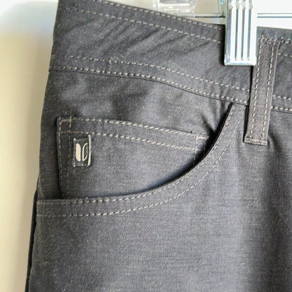 LINKSOUL Charcoal Gray Flat Board Walker Performance Golf Pants Size 34x32 ~EUC - Picture 3 of 8